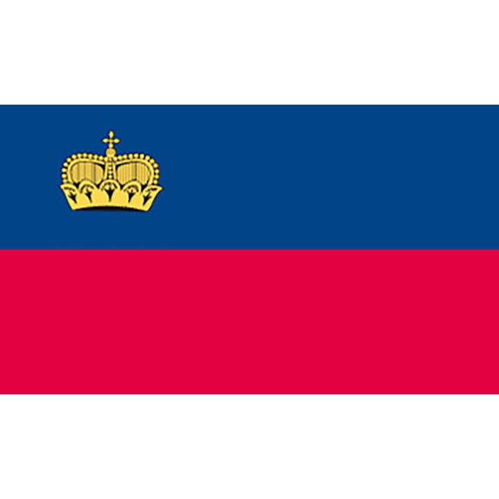 Liechtenstein pöytälippu - Printscorpio