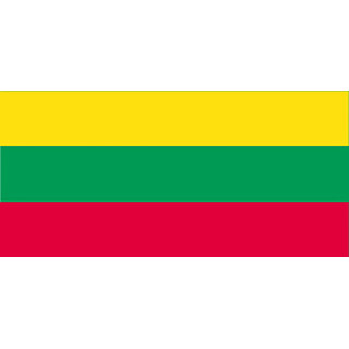 Lithuania national table flag - Printscorpio