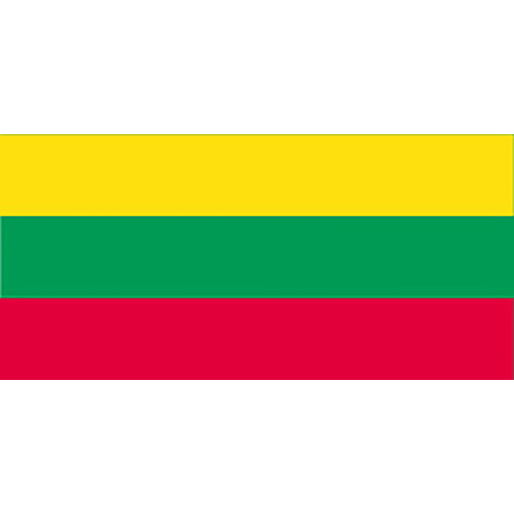 Lithuania national table flag - Printscorpio