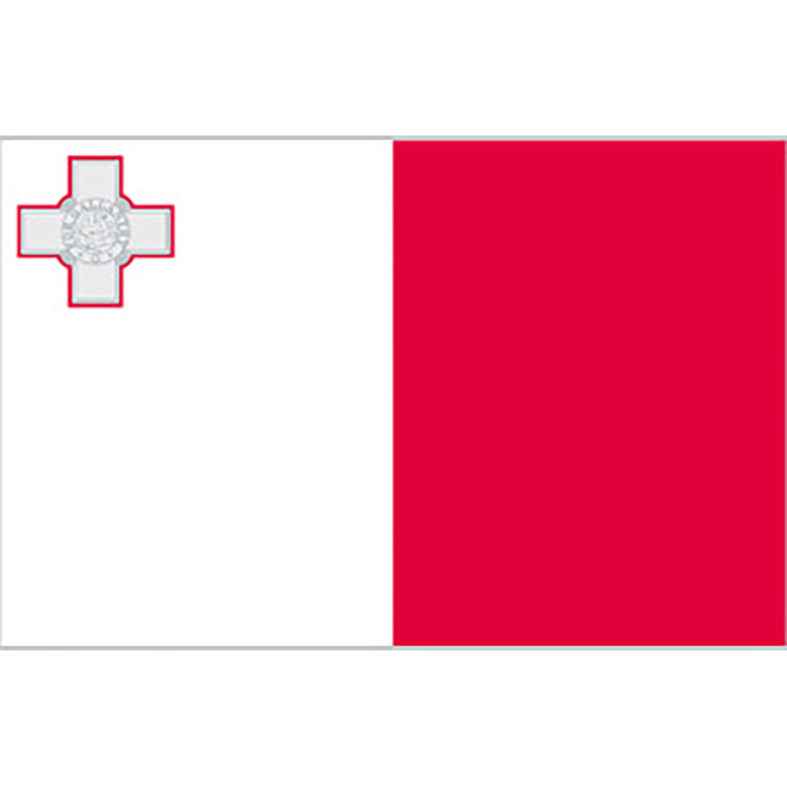 Malta national table flag - Printscorpio