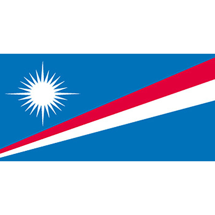 the Marshall Islands national table flag - Printscorpio