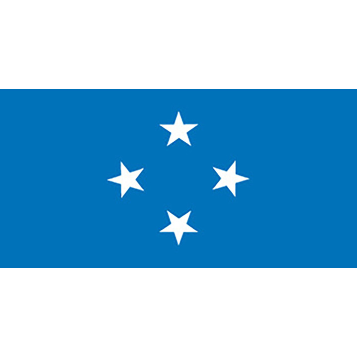 Federated States of Micronesia national table flag - Printscorpio