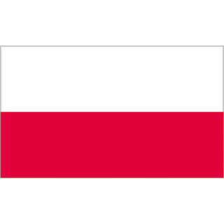 Poland national table flag - Printscorpio