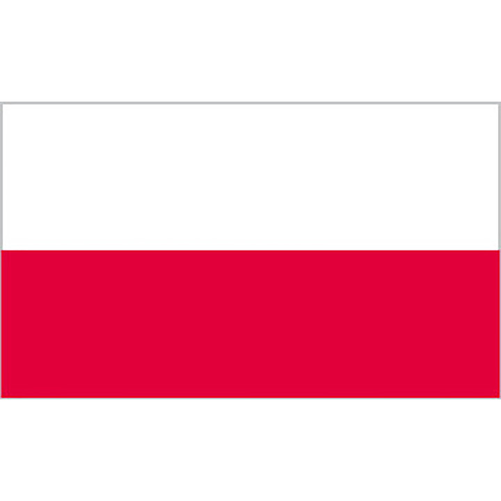 Poland national table flag - Printscorpio