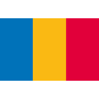 Romania national table flag - Printscorpio