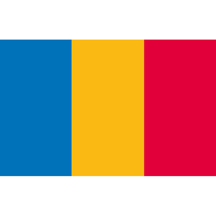 Romania national table flag - Printscorpio