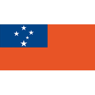 Samoa national table flag - Printscorpio