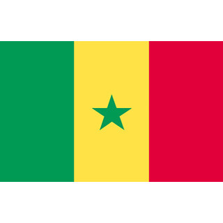 Senegal pöytälippu - Printscorpio