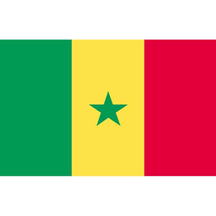 Senegal pöytälippu - Printscorpio