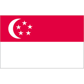 Singapores national bordsflagga - Printscorpio