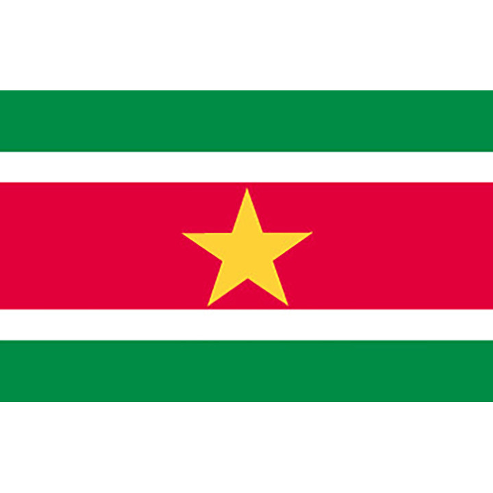 Surinam pöytälippu - Printscorpio