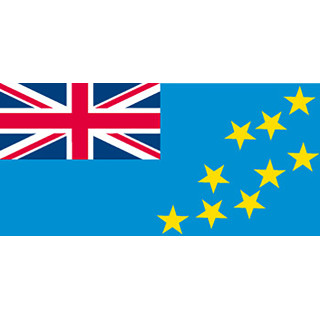 Tuvalu national table flag - Printscorpio