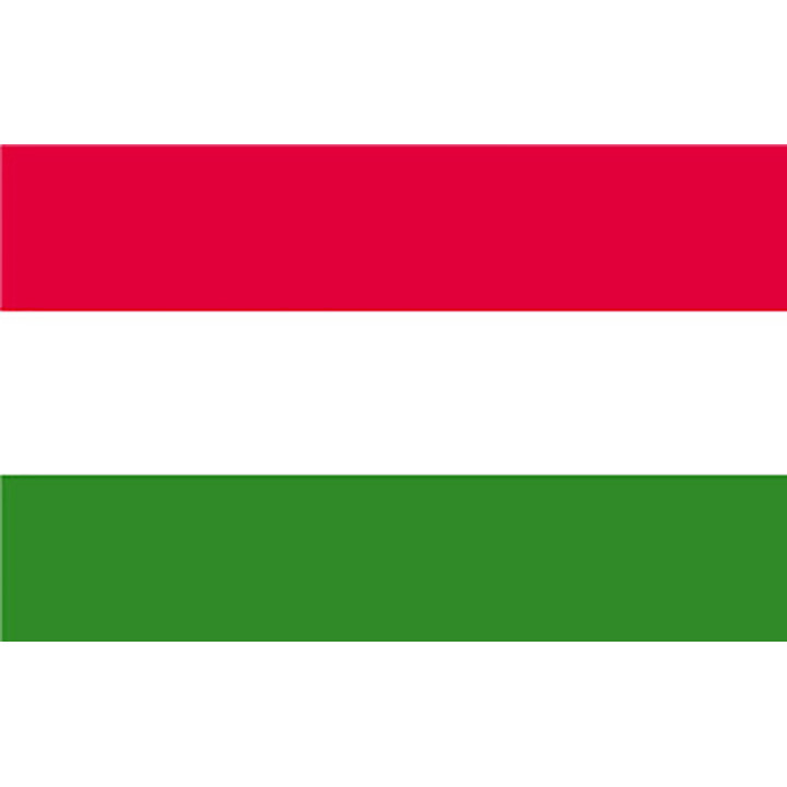 Hungary national table flag - Printscorpio