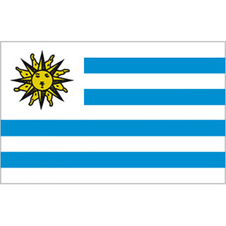 Uruguay national table flag - Printscorpio