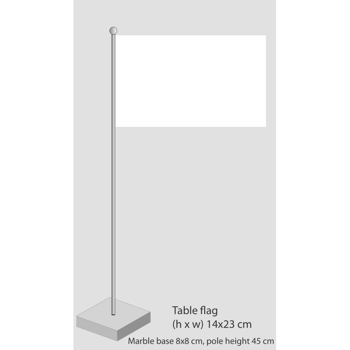 Table flag with your own design - Printscorpio