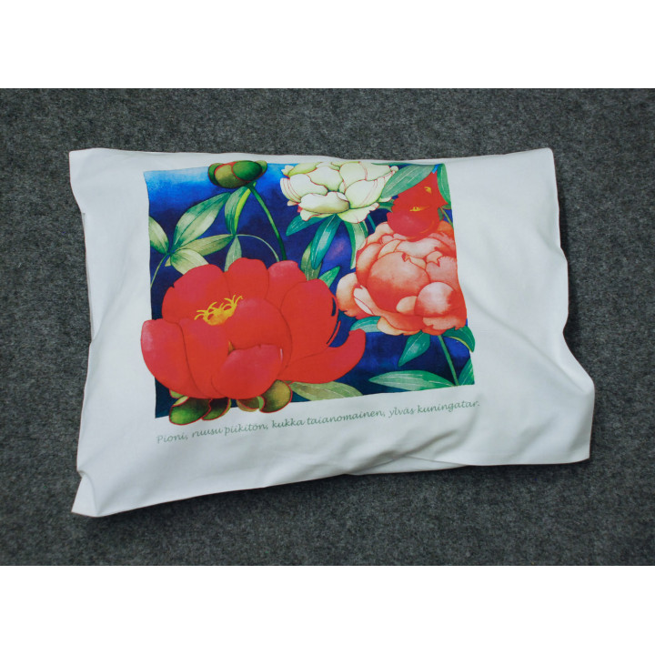 Peony pillow case - Printscorpio