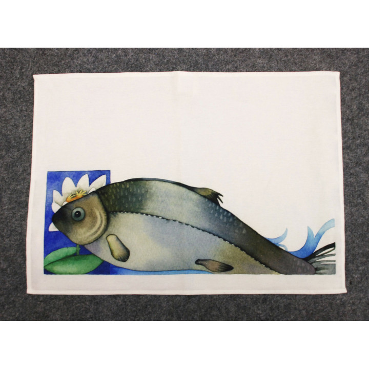 Fish kitchen cloth Riikka Juvonen - Printscorpio