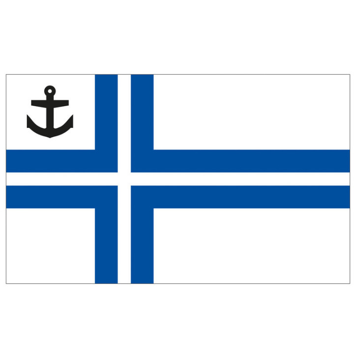 Båtägarens vimpel med egena segelsällskapets logo - Printscorpio