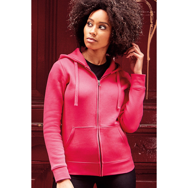 LADIES AUTHENTIC ZIPPED HOOD RUSSELL - Printscorpio