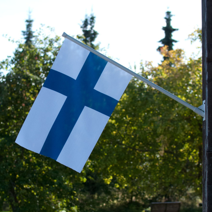 Finnish kiosk flag - Printscorpio