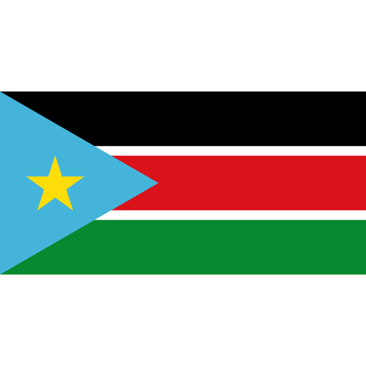 Southern Sudan table flag  - Printscorpio