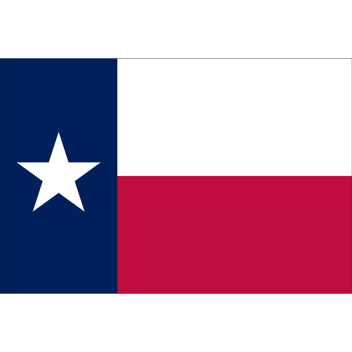 Texas pöytälippu - Printscorpio