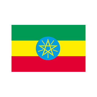 Official flag of Ethiopia