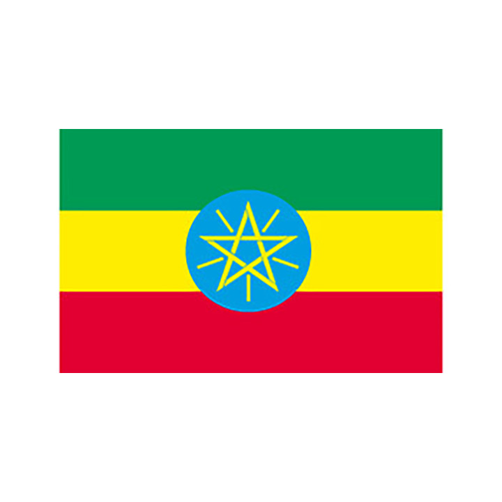 Official flag of Ethiopia