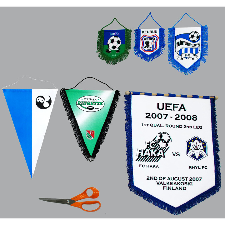 Sport pennant with club logo - Printscorpio