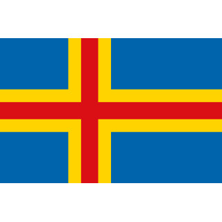 Official flag of Åland - Printscorpio